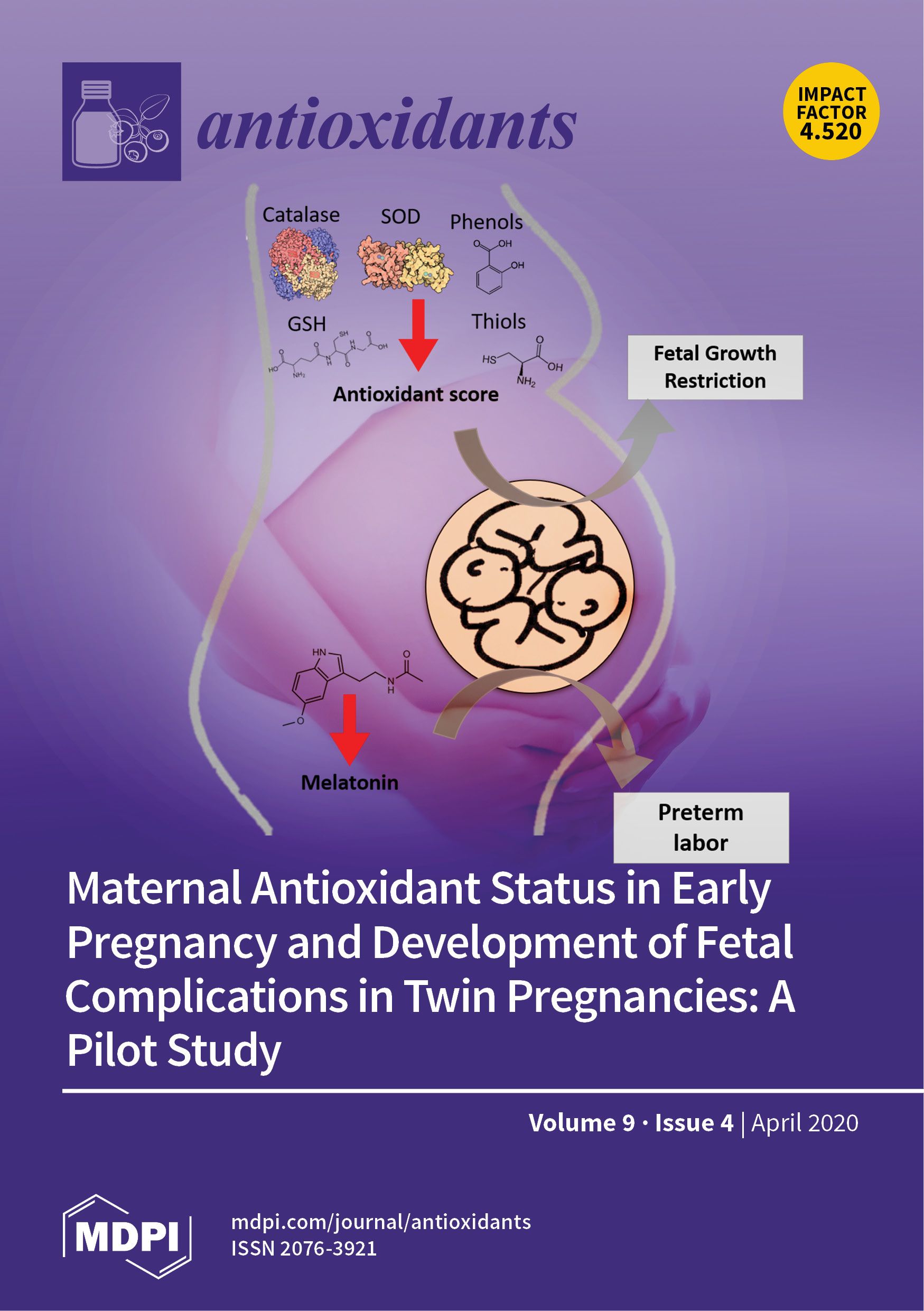 Estudio Antioxidantes maternos y complicaciones gemelares